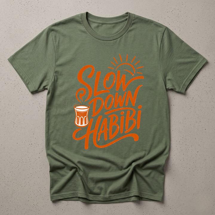 Watermello mockup | Easy Habibi | Military Green