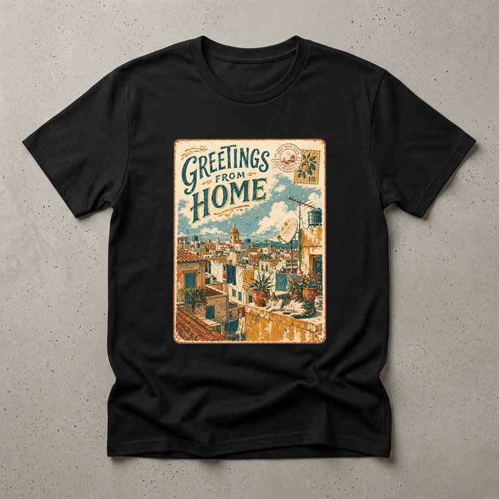 Watermello mockup | Greetings From Home | Black